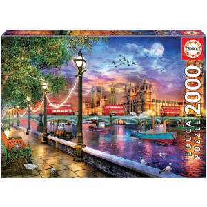 Educa Залез в Лондон - Доминик Дейвисън - пъзел 2000 части (edu19046)