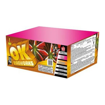 Ohňostroj Batéria výmetnic OK FIREWORKS 200 RÁN 1/1