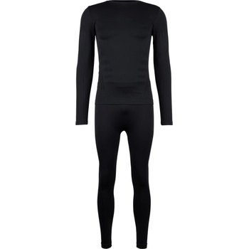 Heber Peak Мъжко синтетично термобельо Heber Peak EvergreenHe. Seamless Underwear Set Synthetic base layer - Black - размер S/M (014-2439-0111)