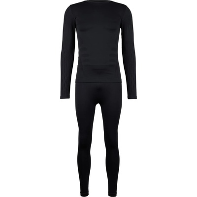 Heber Peak Мъжко синтетично термобельо Heber Peak EvergreenHe. Seamless Underwear Set Synthetic base layer - Black - размер S/M (014-2439-0111)