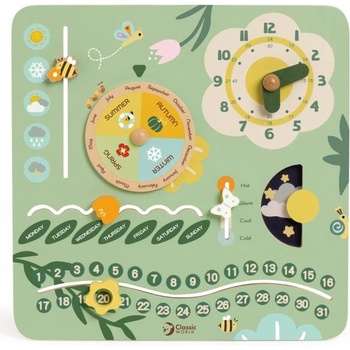 Teddies Дървен календар на английски език