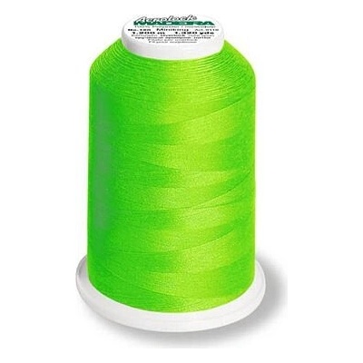 Overlockové nitě PES Madeira Aerolock 125 (1200m) barva 9950 neon green