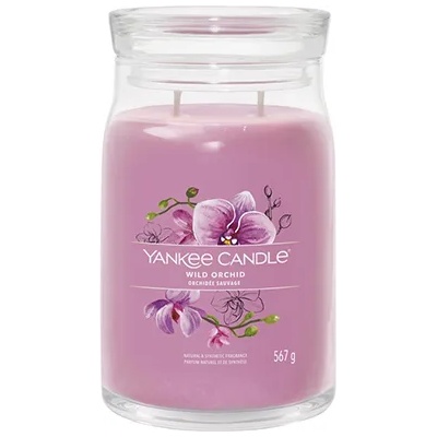 Yankee Candle Wild Orchid голяма свещ с надпис 567 гр