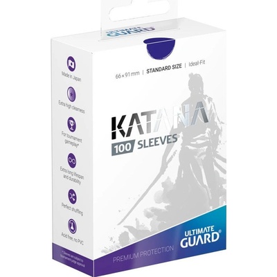 Ultimate Guard Katana Sleeves Standard Size Blue 100