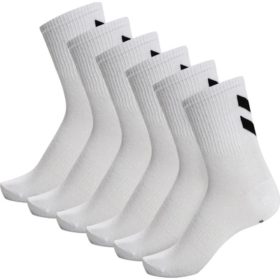 Hummel hmlCHEVRON 6-PACK SOCKS biela