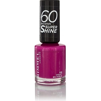 Rimmel London 60 Seconds Flip Flop lak na nechty 336 Violet en Vogue 8 ml