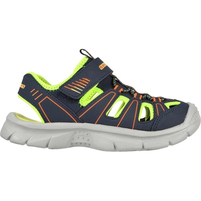 Skechers chlapecké sandály RELIX -VALDER tmavě modrá bílá, světle zelená oranžová