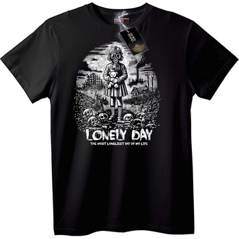 NOONEBRAND Тениска Самотен ден - 7XL, White