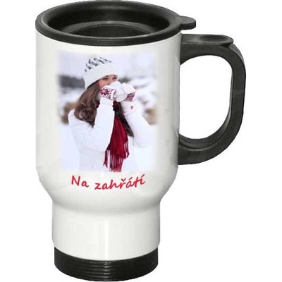 FotoDarky.cz Cestovní termohrnek 0,4 l bílý