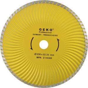 GEKO Диамантен диск TURBO 230x8x22, 2 15716 (G00274)