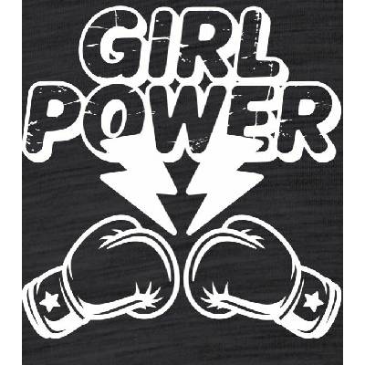 123TRIKO termoska Girl power, bílý potisk 500 ml