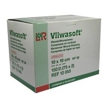 Vliwasoft kompresy 10 × 10 cm ST/ 75 × 2 ks 12065