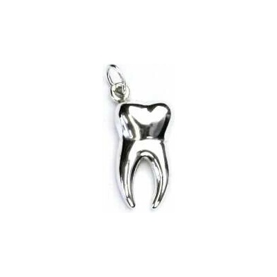 Čištín Zlatý přívěsek zub bílé zlato P 427