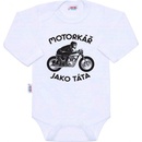 Body s potlačou New Baby Moto baby sivé