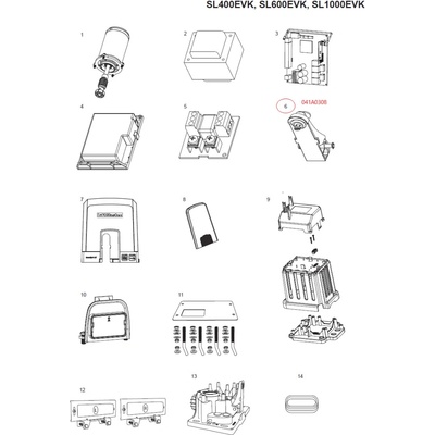 041A0308 odblokovací mechanizmus s kľúčmi