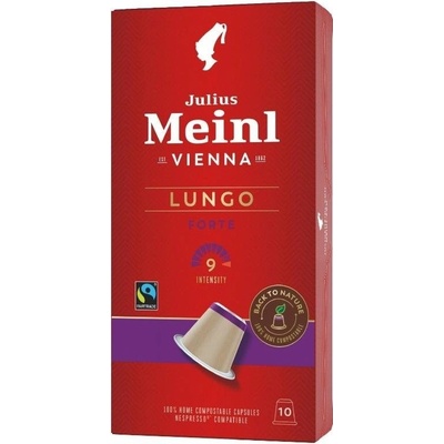 Julius Meinl Kávové kapsle Nespresso kompostovatelné Lungo Forte 10 x 5.6 g