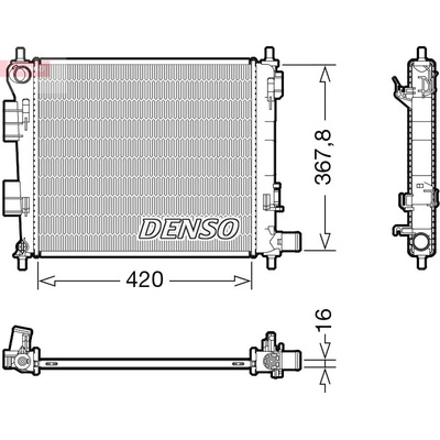 Chladič motora DENSO DRM41025