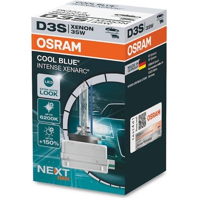 Osram Xenonová výbojka D3S Cool Blue Intense next GEN 6200K - 66340CBN – Sleviste.cz