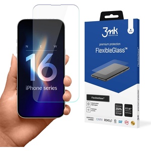 3mk Protection Протектор за iPhone 16 - 3mk - FlexibleGlass - Прозрачен