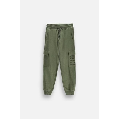 Coccodrillo chlapčenské cargo tepláky khaki