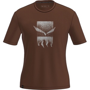 Salewa Мъжка спортна тениска Salewa Eagle 3Cime T-Shirt Sport shirt - Earth Brown - размер 50 (EU) (216-6026-0513)