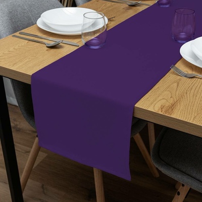 Biante Dekorační běhoun Rongo RG-082 Tmavě fialový 20x120cm