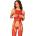 Obsessive N122 целокупно бодиeh-68691-czerwony - Черен, размер xl/xxl
