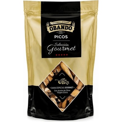 Obando Panadería Picos Gourmet Rustico GOLD bagetky střední 140 g