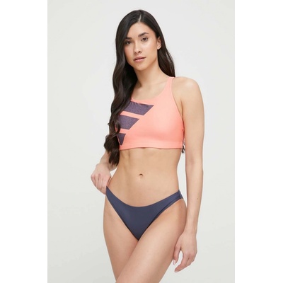 adidas Performance Big Bars dvojdielne plavky jemne vystužený košík oranžová