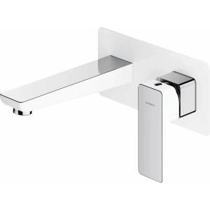 Omnires Вграден смесител за умивалник Omnires Parma бял (PM7415CRB)