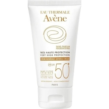 Avène Слънцезащитен минерален крем за лице , Avene Creme Minerale SPF50+ 50ml