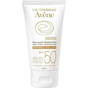 Eau Thermale Avène Слънцезащитен минерален крем за лице , Avene Creme Minerale SPF50+ 50ml