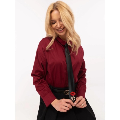 Italy Moda Shirt-DHJ-KS-9213-1.77P-burgundy