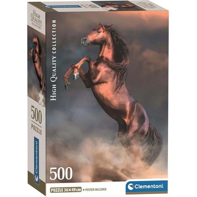 Clementoni - Puzzle Wild Red Stallion - 500 piese