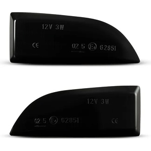  Диодни мигачи за странични огледала за Renault Scenic (2009-2015), Megance (2008-2015), Fluence, Latitude, Safrane (2009-2015) - опушени с бягащ мигач (SB018D)