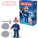 Igráčci Efko IGRÁČEK Hasič set s doplňky v krabičce