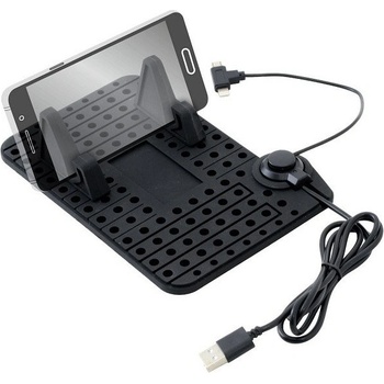 Compass Držák Smartphonu do auta s protiskluzovou podložkou a micro USB kabelem -