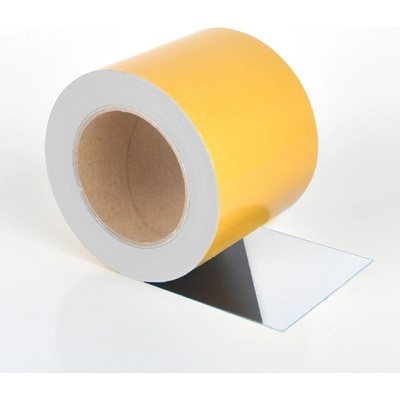 Univerzální podlahová páska WT-5125 – PVC, černo‐bílá, 100 mm × 10 m