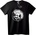 NOONEBRAND Тениска Скален Череп с Микрофон - S, Black