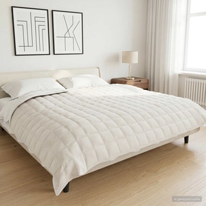 vidaXL Тежко одеяло Бяло 230 x 220 cm 11 kg 100% Памук 205T (3442969)