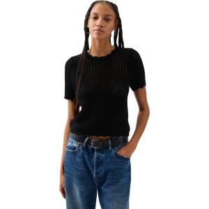 GAP V-ss crochet черно xs (864914-01)