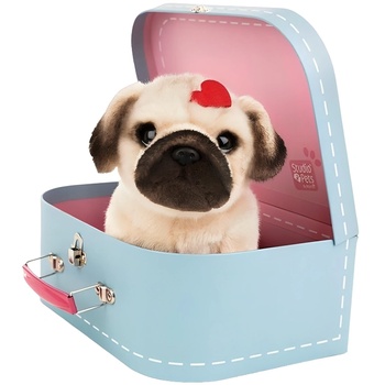 Image 1 of Studio Pets Плюшена играчка Studio Pets - Мопс Снъгъл, с аксесоари (6203)