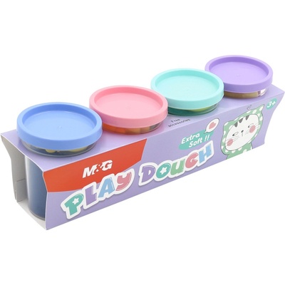 M&G Play Dough So Many Cats Pastel - sada 4 farby