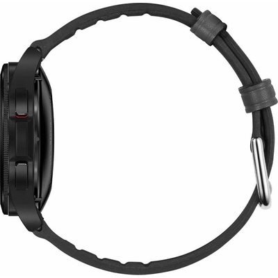 Spigen Кожена каишка за Samsung Galaxy Watch, Huawei Watch, Xiaomi, Garmin и други часовници с 20мм захват - Spigen Retro Fit Band 20mm (черен) (AMP00694)