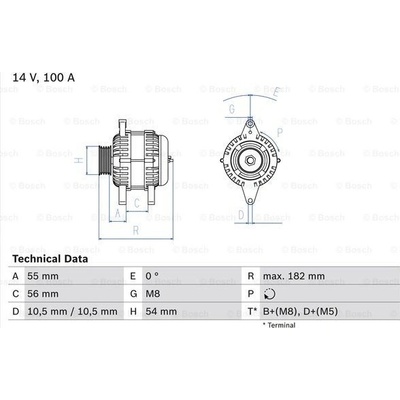 Generátor BOSCH 0 986 042 740