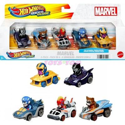Mattel Hot Wheels Marvel jako řidiči HPN40