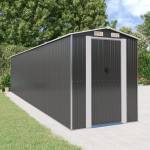 HABA Градинска барака антрацит 192x855x223 см поцинкована стомана (V3147457)