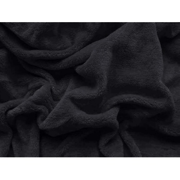 Xpose Mikroplyš prostěradlo Exclusive na vysokou matraci černé 180x200