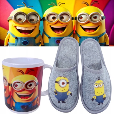 DETSKÉ ŠĽAPKY MINIONS + HRNČEK MINIONS od