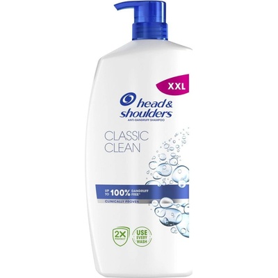 Head & Shoulders Classic Clean šampón 2v1 proti lupinám 900 ml